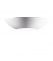 Applique en plâtre Casablanca blanc 1 ampoule 10cm