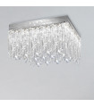 Plafonnier Design Prisma 24 carats d'or 16 ampoules 40cm