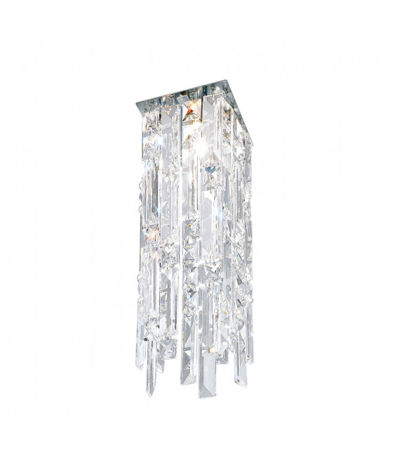 Ceiling light Design Prisma Chrome 1 bulb 33cm