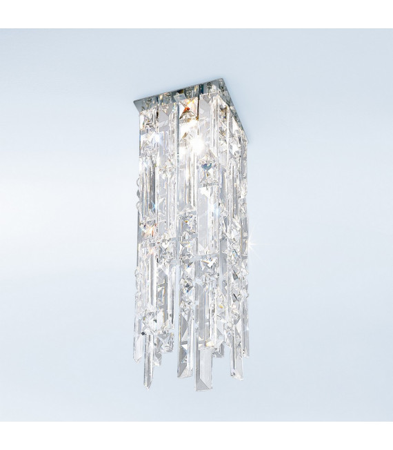 Ceiling light Design Prisma Chrome 1 bulb 33cm