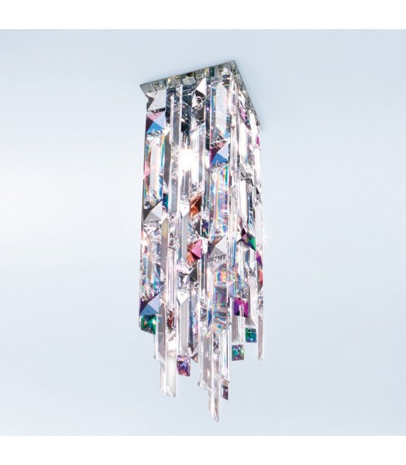 Ceiling light Design Prisma Chrome 1 bulb 33cm