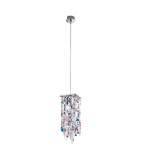 Suspension Prisma 1 ampoule Chrome