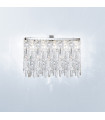 Ceiling light Design Prisma Chrome 3 bulbs 33cm