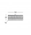 Plafonnier Design Prisma Chrome 3 ampoules 33cm