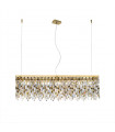 Prisma pendant lamp 24 carats gold 10 bulbs 28cm