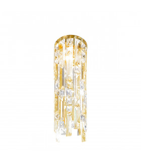 Design-Deckenleuchte Prisma 24 Karat Gold 1 Birne 40cm