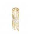 Plafonnier Design Prisma 24 carats d'or 1 ampoule 40cm