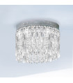 Ceiling light Design Prisma Chrome 6 bulbs 40cm