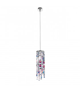 Prisma pendant lamp 1 chrome bulb