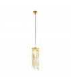 Suspension Prisma 1 ampoule 24 carats plaqué d'or Or poli