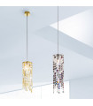 Suspension Prisma 1 ampoule 24 carats plaqué d'or Or poli