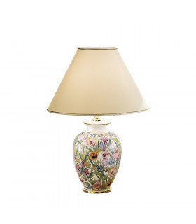 Table lamp Giardino 24 carat gold plated Polished gold 1 bulb 57cm