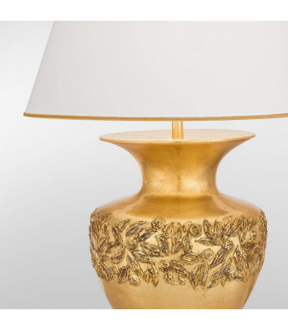 Lampe de table Anfora 24 carats d'or 1 ampoule 90cm