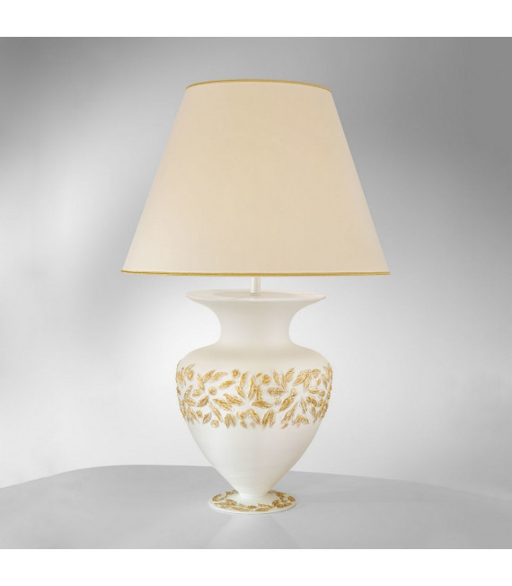 Lampe de table Anfora 24 carats d'or 1 ampoule 90cm