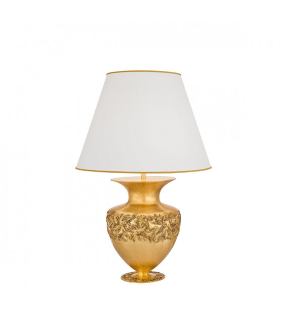 Anfora Tischlampe 24 Karat Gold 1 Birne 65cm