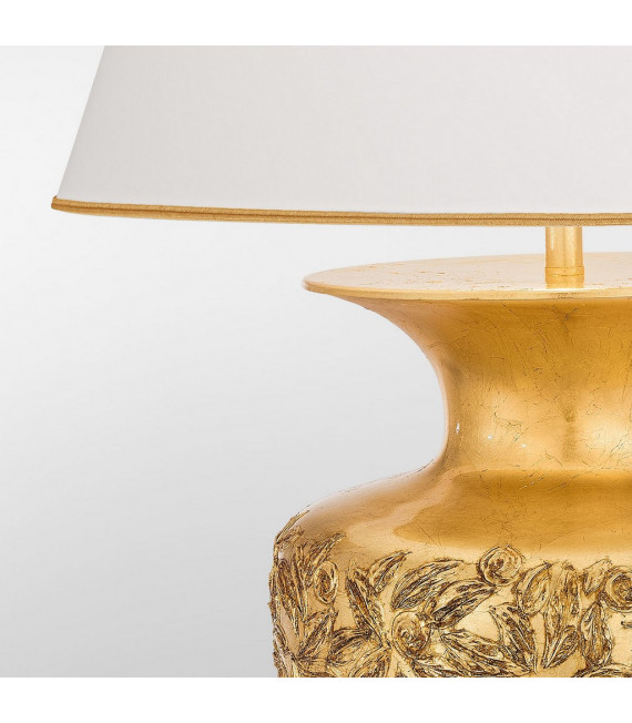 Anfora table lamp 24 carat gold 1 bulb 65cm