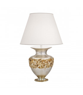 Tischlampe Anfora Chrom 1 Glühbirne 65cm