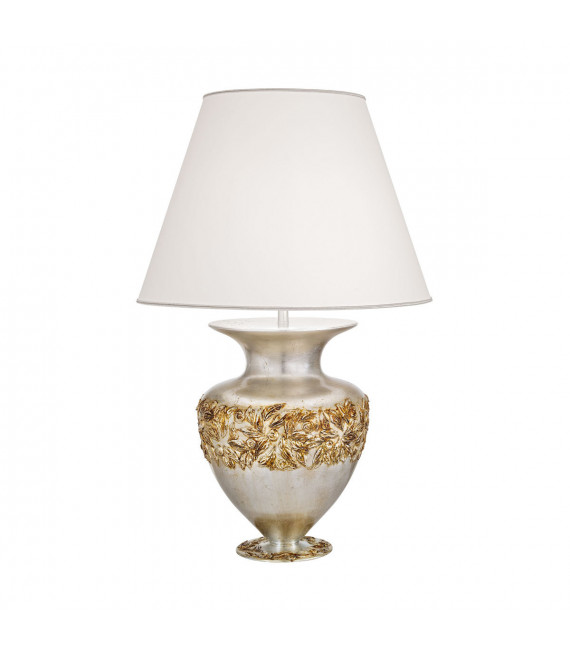 Lampe de table Anfora Chrome 1 ampoule 65cm