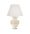 Anfora table lamp white 1 bulb 65cm