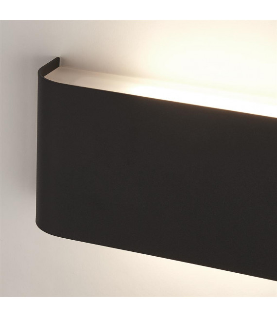 Wall light Match Box Aluminum, black iron 2 bulbs 8cm