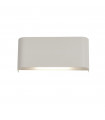 Applique murale Match Box Aluminium,fer blanc 2 ampoules 8cm
