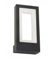 Modern wall lamp Berlin Plastic, Aluminum molding in metal Opal white, gray