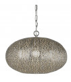 Suspension Fretwork Acier doux Chrome,nickel brillant 1 ampoule 28cm