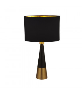 Table lamp Table Mild steel Matt black 1 bulb 58cm