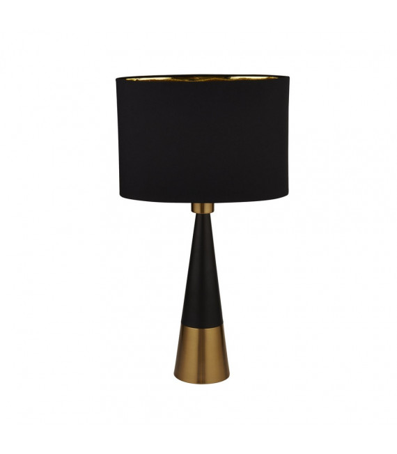 Tischleuchte Table Baustahl Mattschwarz 1 Glühbirne 58cm