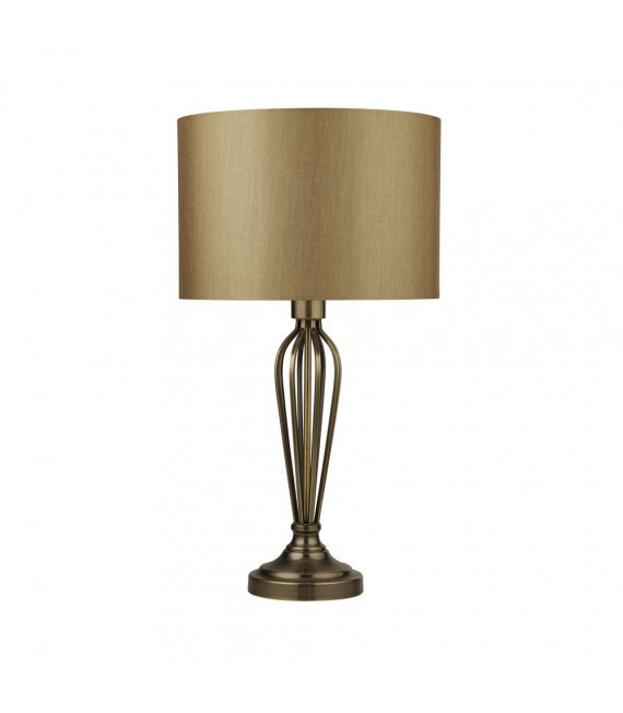Lámpara de mesa Mesa Acero dulce Latón antiguo 1 bombilla 60cm