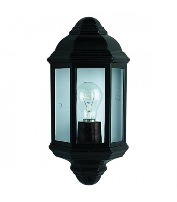 Lanterne de jardin Outdoor Noir 1 ampoule 36cm