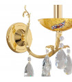 Wall light Victoria 24 carat gold 1 bulb 20cm