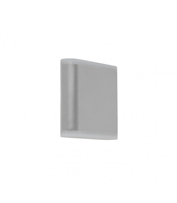 Lámpara de jardín Stratford Aluminio fundido gris blanco 2 bombillas 11cm