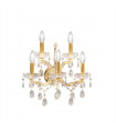 Applique murale Schönbrunn 24 carats d'or 5 ampoules 37cm