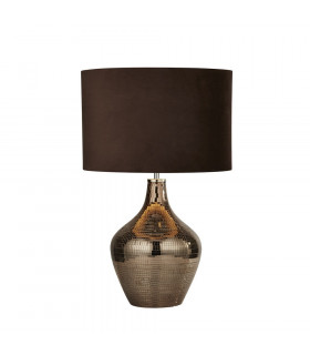 Table lamp Table Mild Steel Smoked 1 bulb 53.5cm