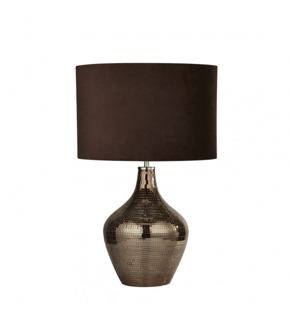 Sobremesa Table Acero Dulce Ahumado 1 bombilla 53,5cm