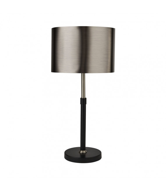 Table lamp Table Mild steel Matt black 1 bulb 61.5cm