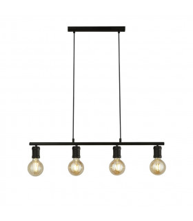 Pendant light Dance Mild steel Black,sabBlack 4 bulbs 12cm