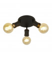 Spot Dance 3-Light Ceiling Light Mild Steel Black,sabBlack