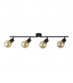 Dance spot bar 4 bulbs Mild steel Black,sabBlack