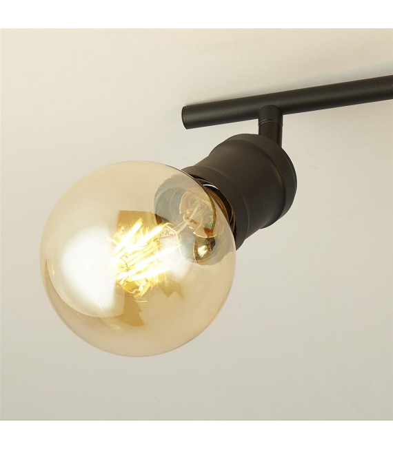 Dance spot bar 4 bulbs Mild steel Black,sabBlack