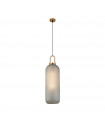Suspension design Pipette Verre,acier doux Laiton,verre acide 1 ampoule 53,5cm