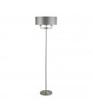 Knightsbridge floor lamp Mild steel Satin silver 3 bulbs 156cm