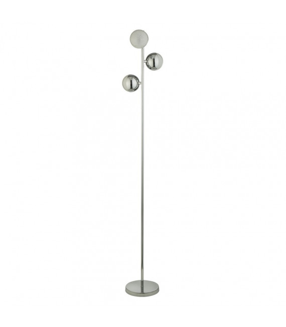 Lampada da terra Marmi Acciaio dolce Cromo 3 lampadine 152cm