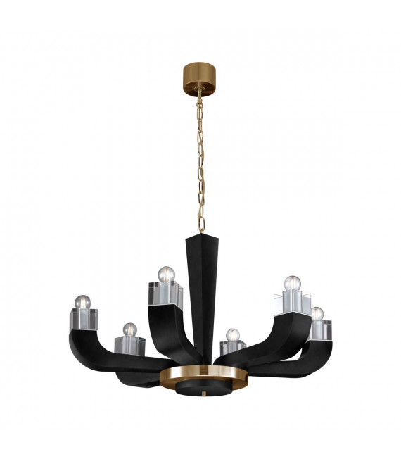 Riviera pendant light 6 bulbs 50cm