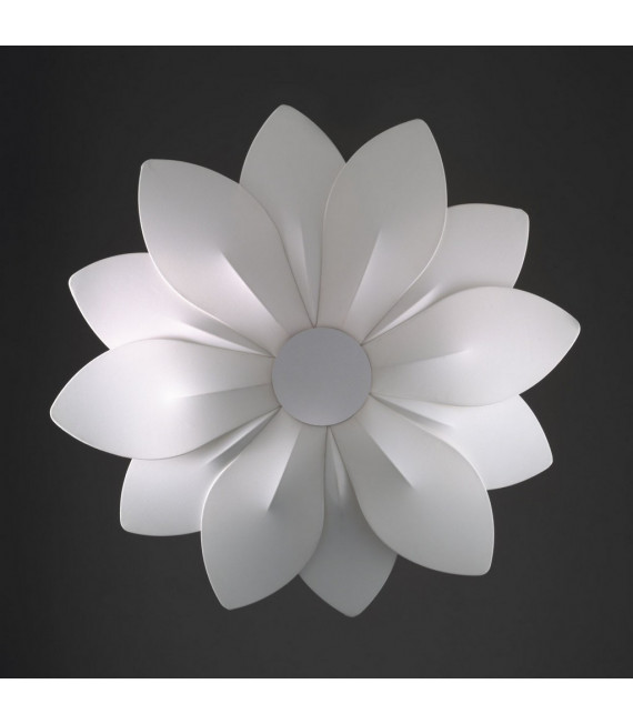 Wall light Fiore Mat white 6 bulbs 226cm
