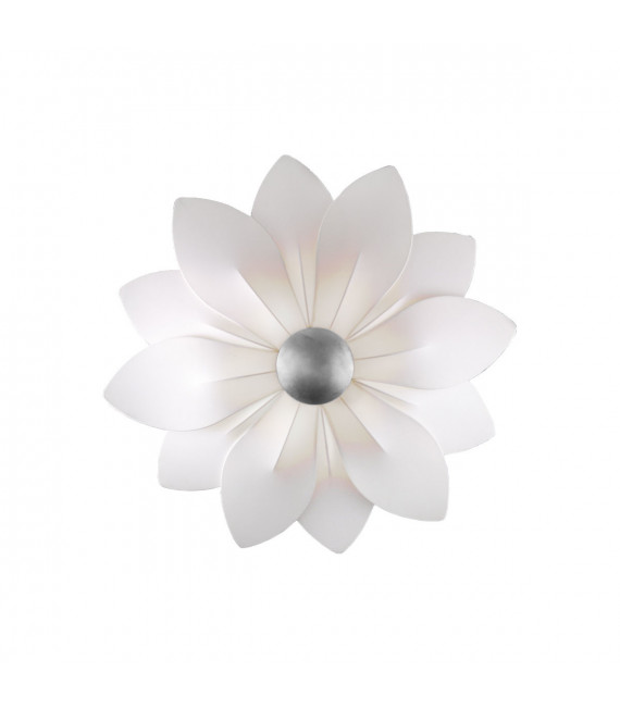 Fiore 6-Light Silver Leaf Wall Sconce