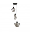 Mia pendant Mild steel Black 3 bulbs 150cm