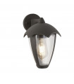 Lanterne de jardin Bluebel 1 ampoule Plastique,moulage Aluminium en métal Gris,Transparent