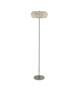 Lampe Design Marilyn Acier doux Chrome 3 ampoules 151cm